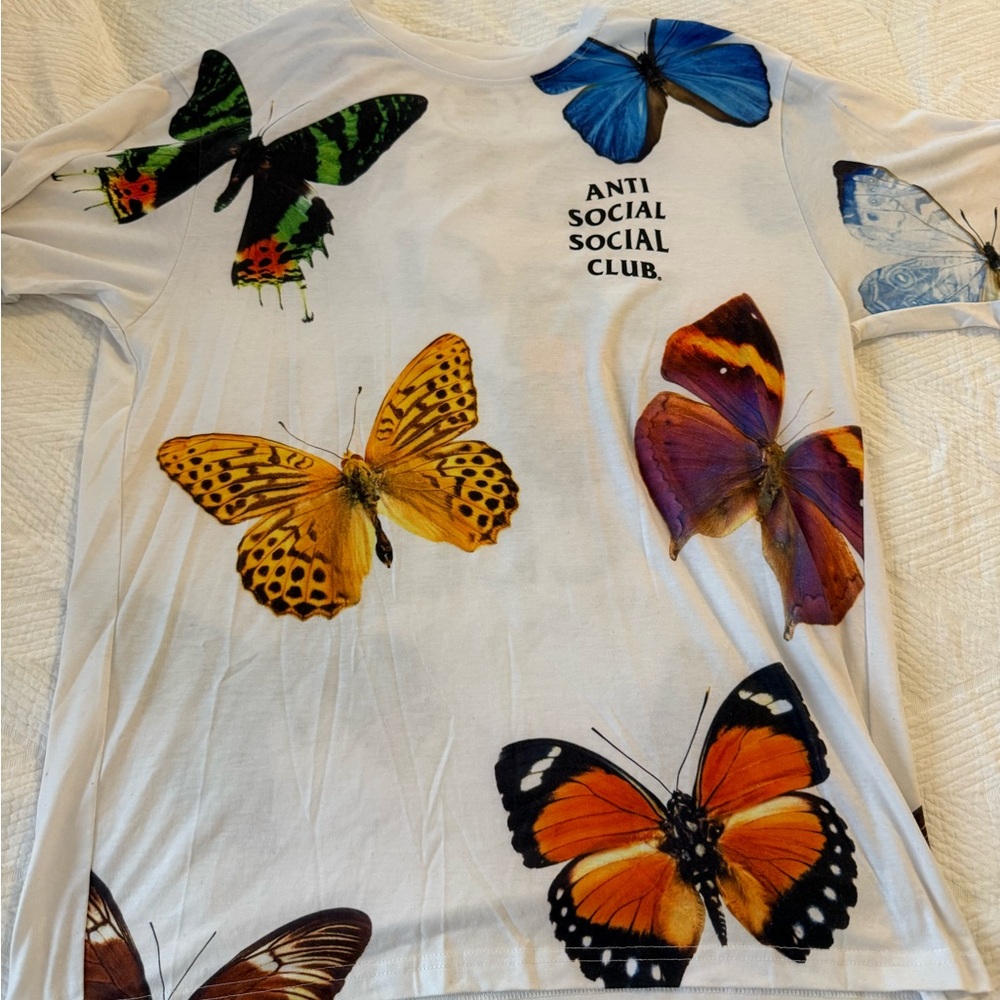 Anti Social Social Club Kids Butterfly Tee - Multicolor